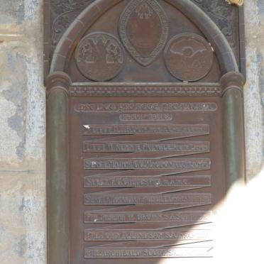 7. WWII Memorial plaque 1914-1918