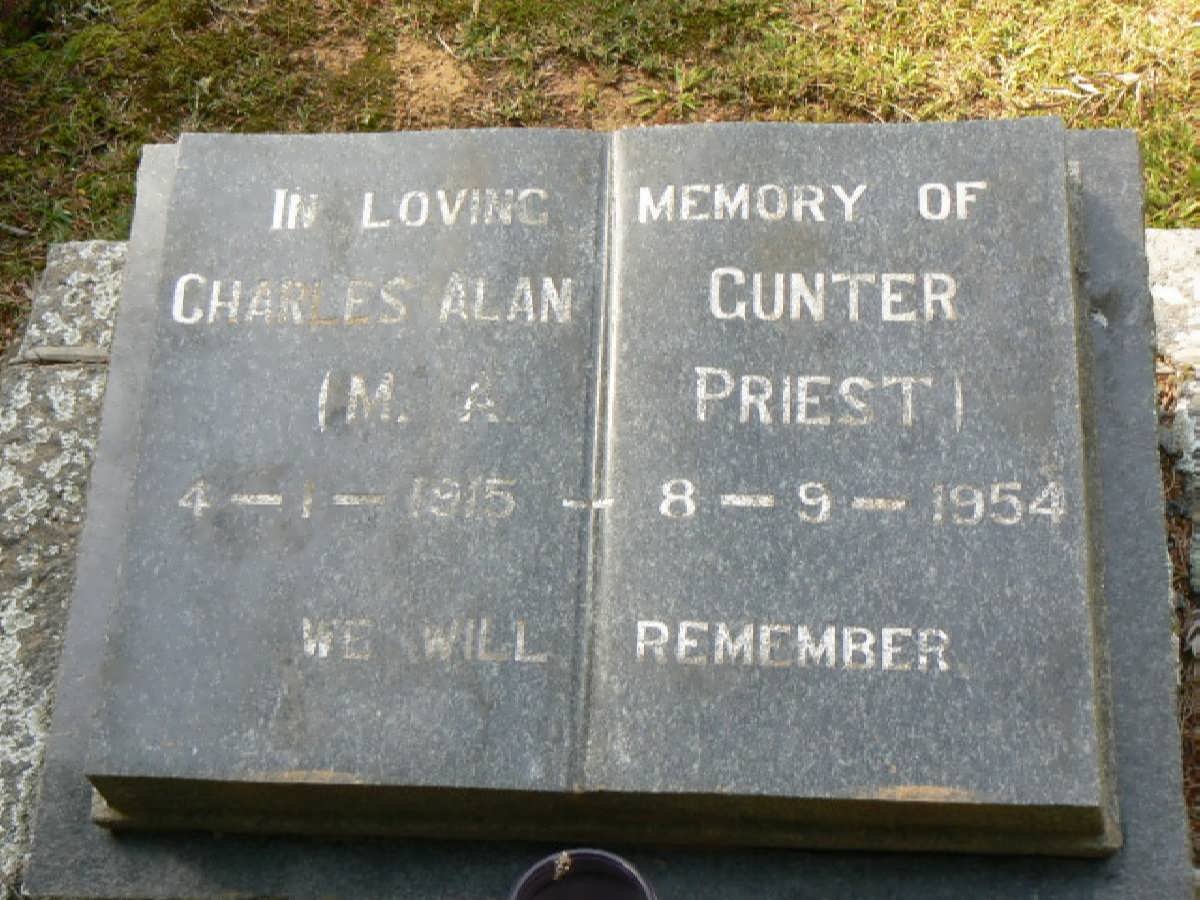 GUNTER Charles Alan 1915-1954