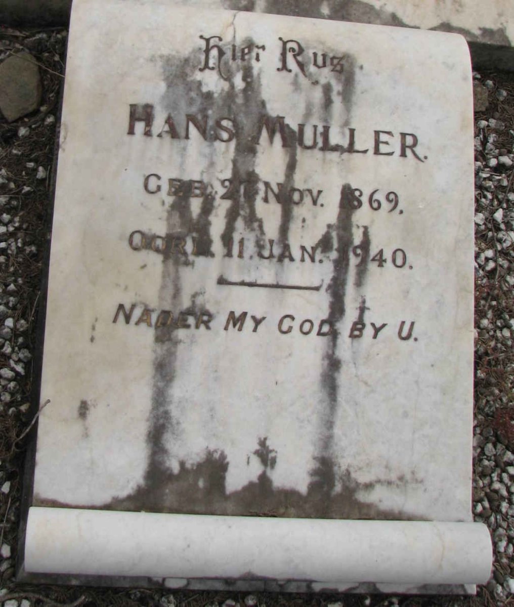 MULLER Hans 1869-1940