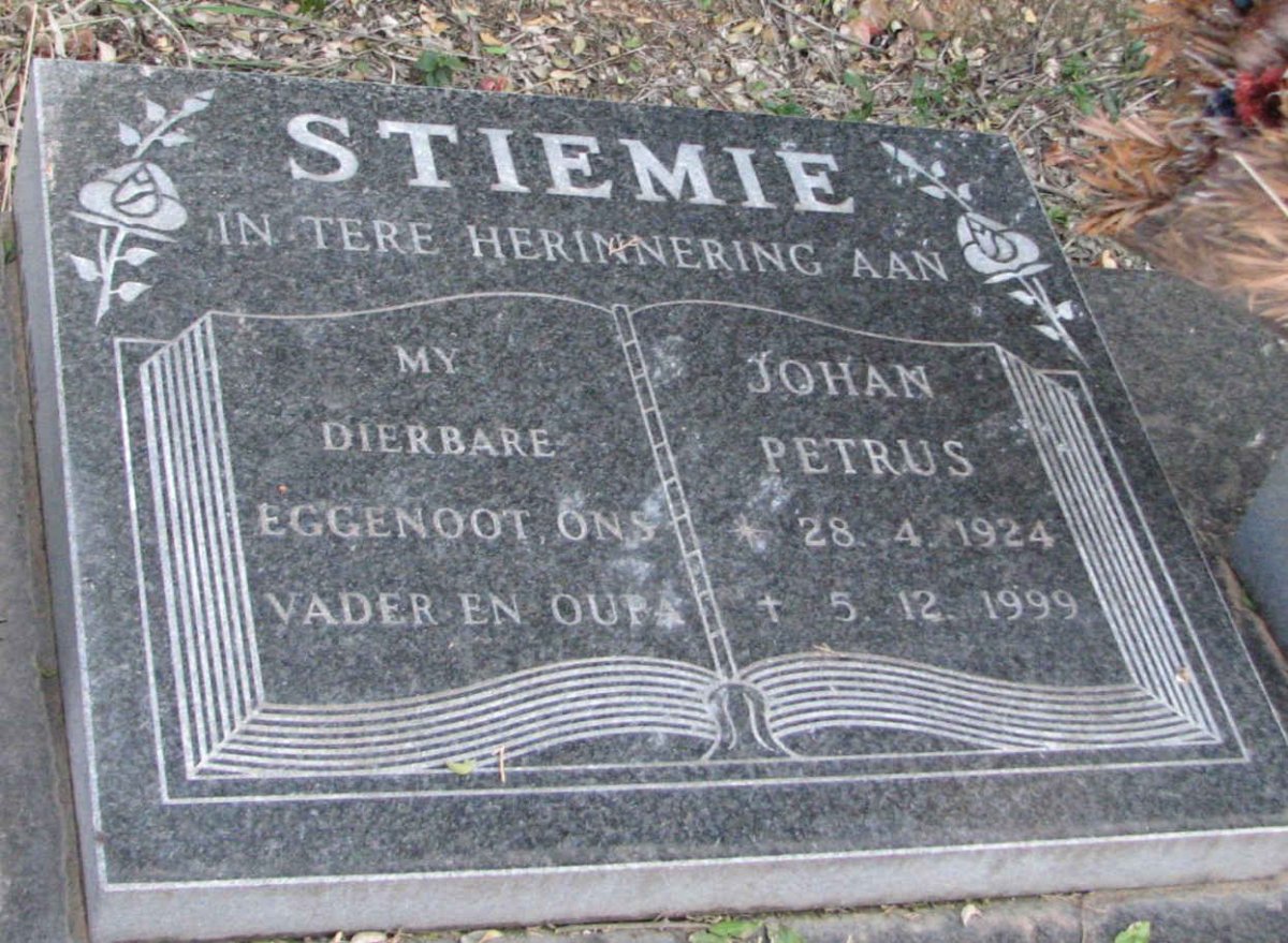 STIEMIE Johan Petrus 1924-1999