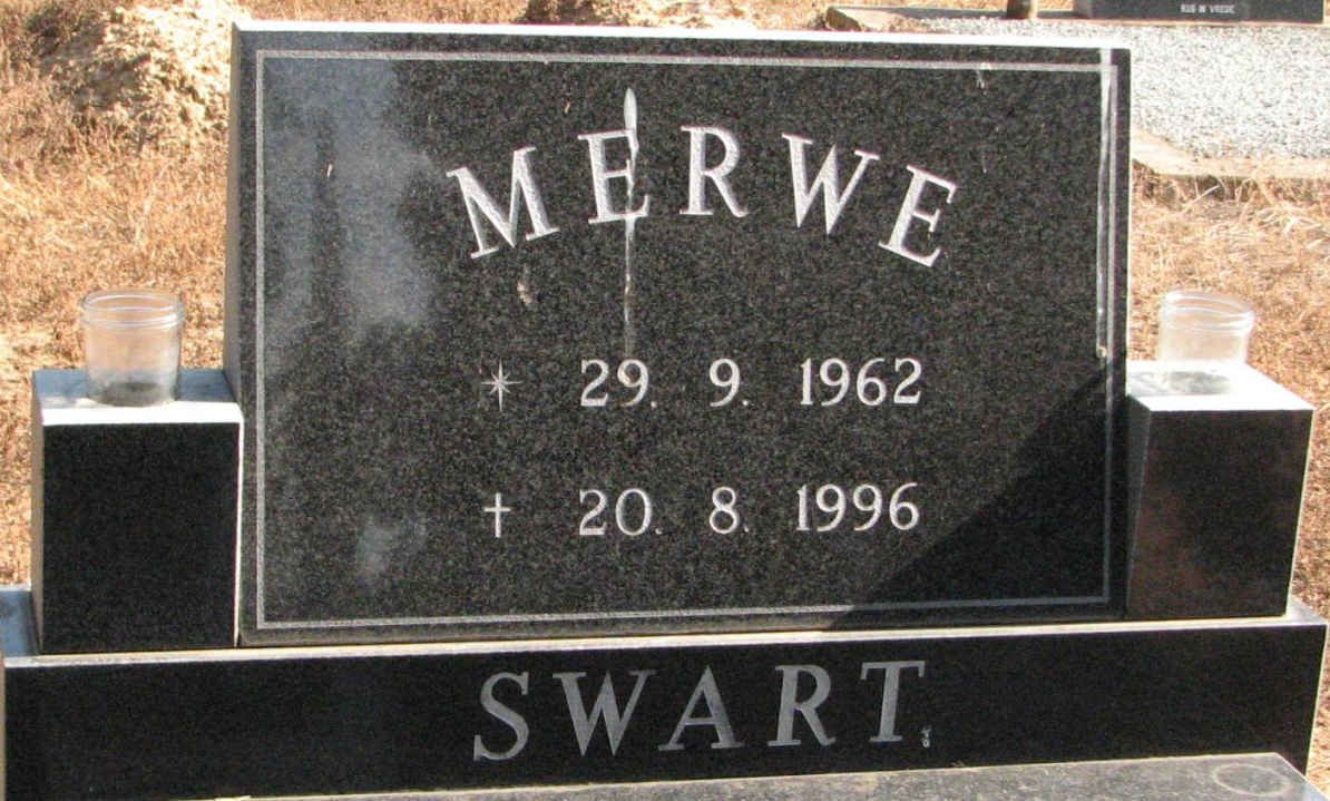 SWART Merwe 1962-1996