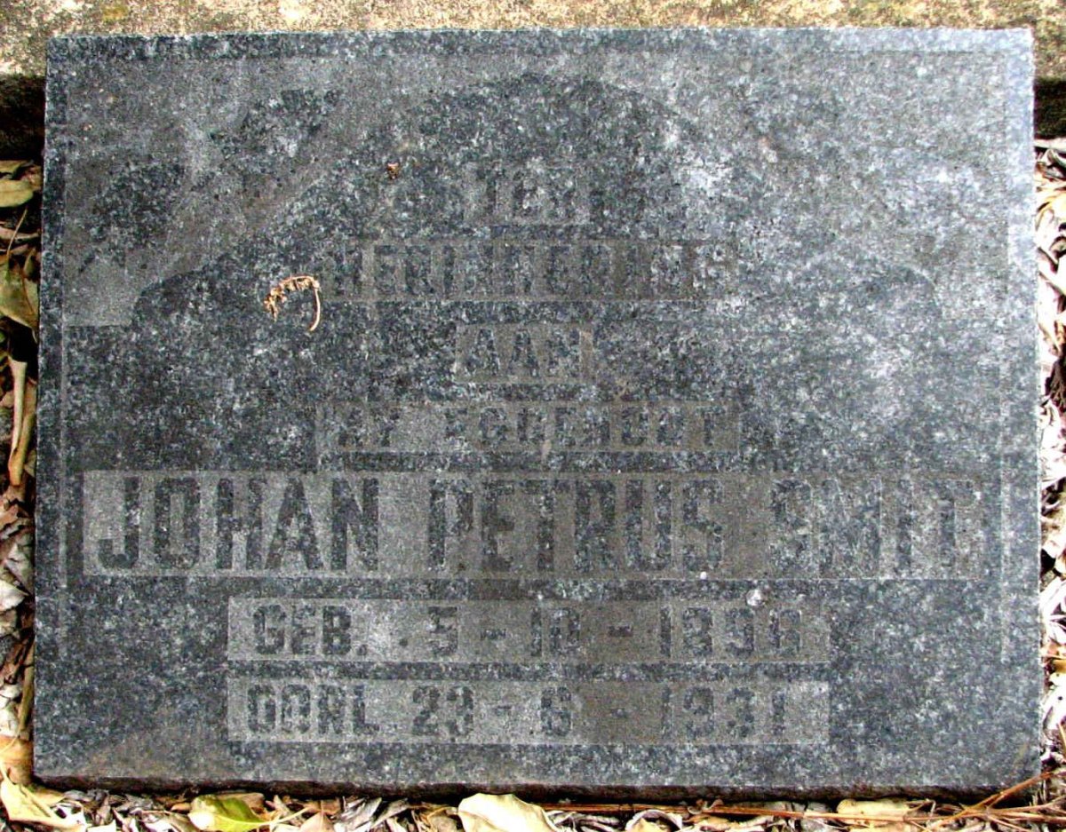 SMIT Johan Petrus 1898-1931