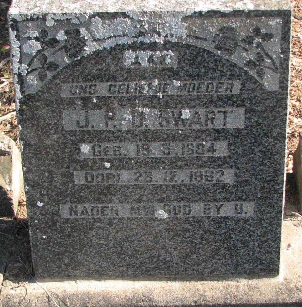 SWART J.P.D. 1884-1962