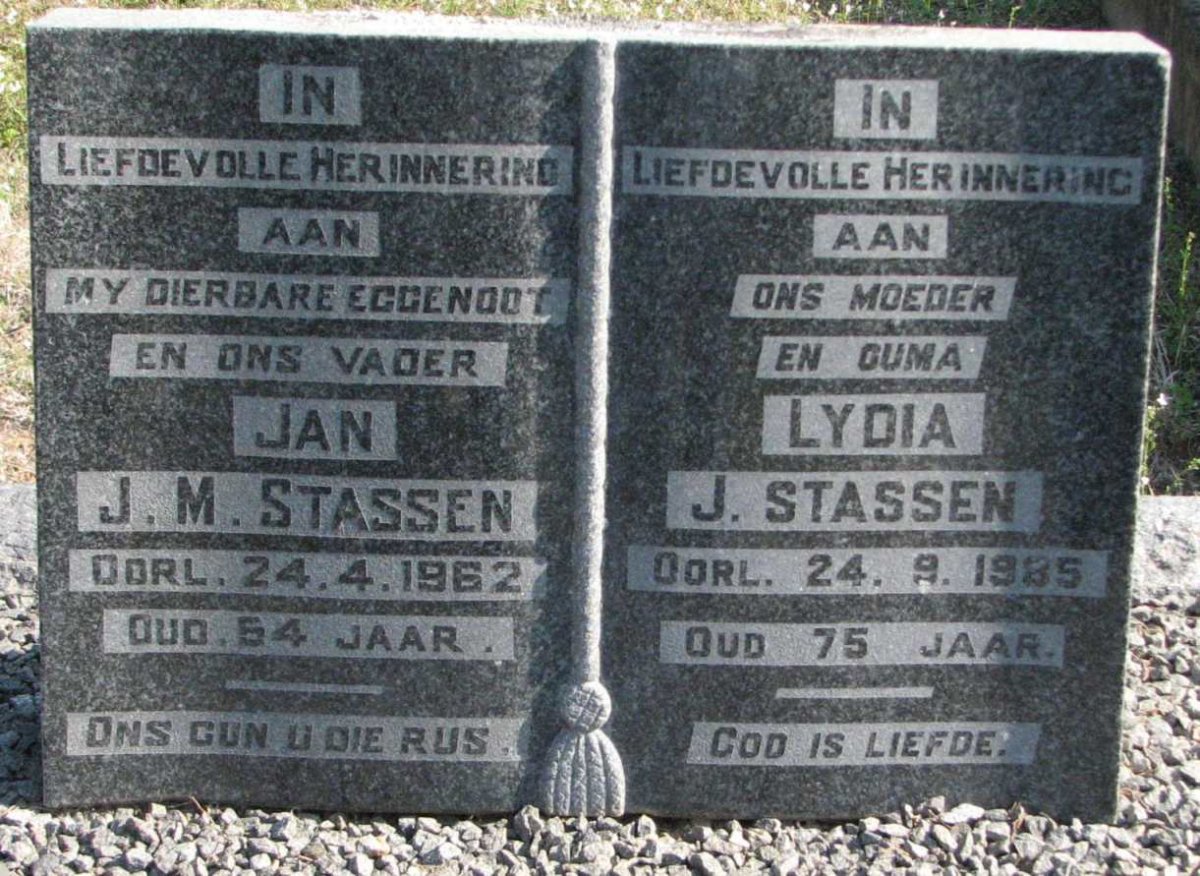 STASSEN J.M. -1962 &amp; J. 1985
