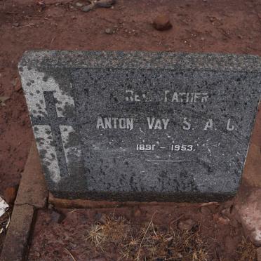 VAY Anton 1891-1953