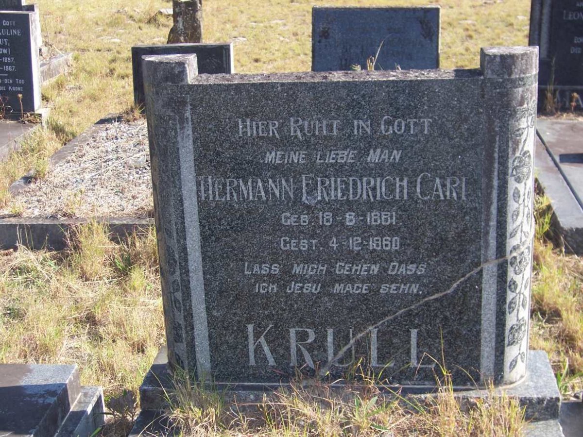 KRULL Hermann Friedrich Carl 1881-1960