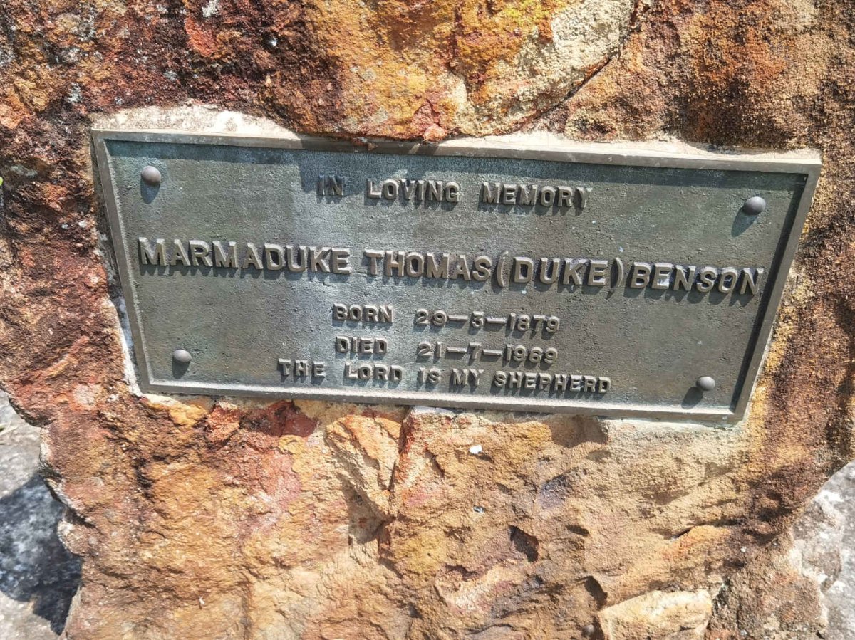 BENSON Marmaduke Thomas 1879-1969