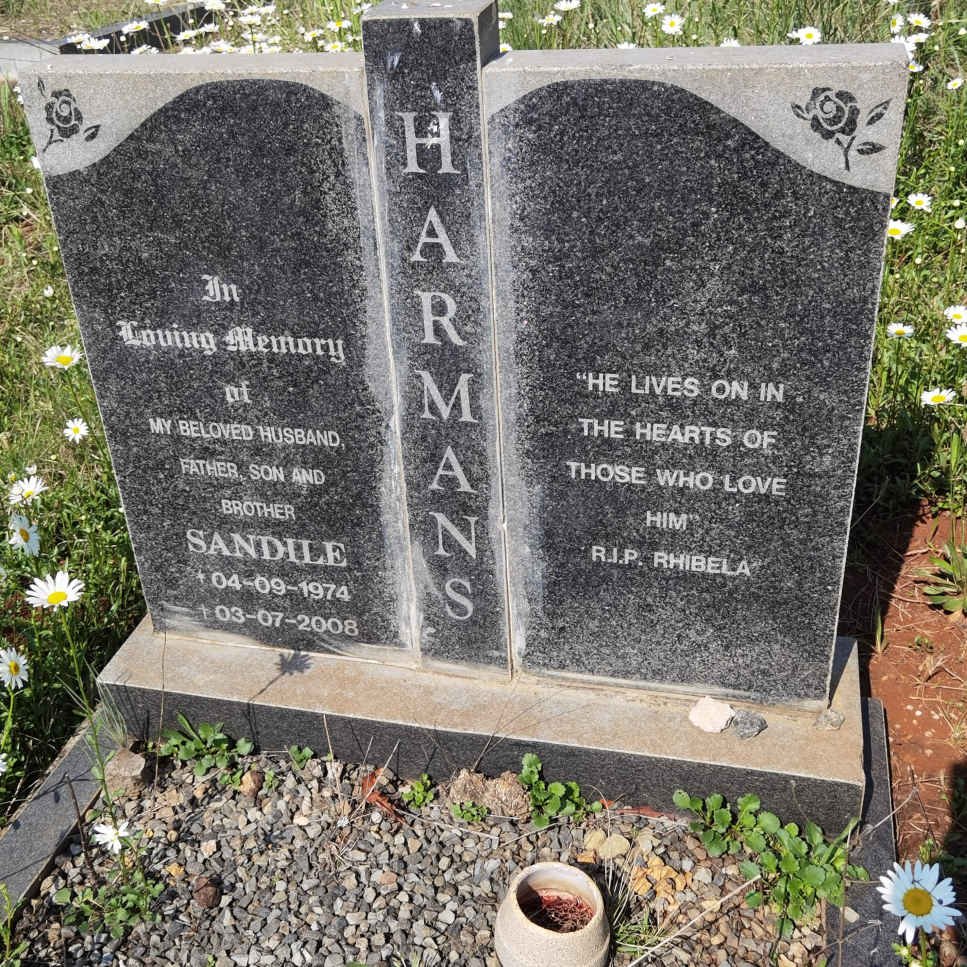 HARMANS Sandile 1974-2008