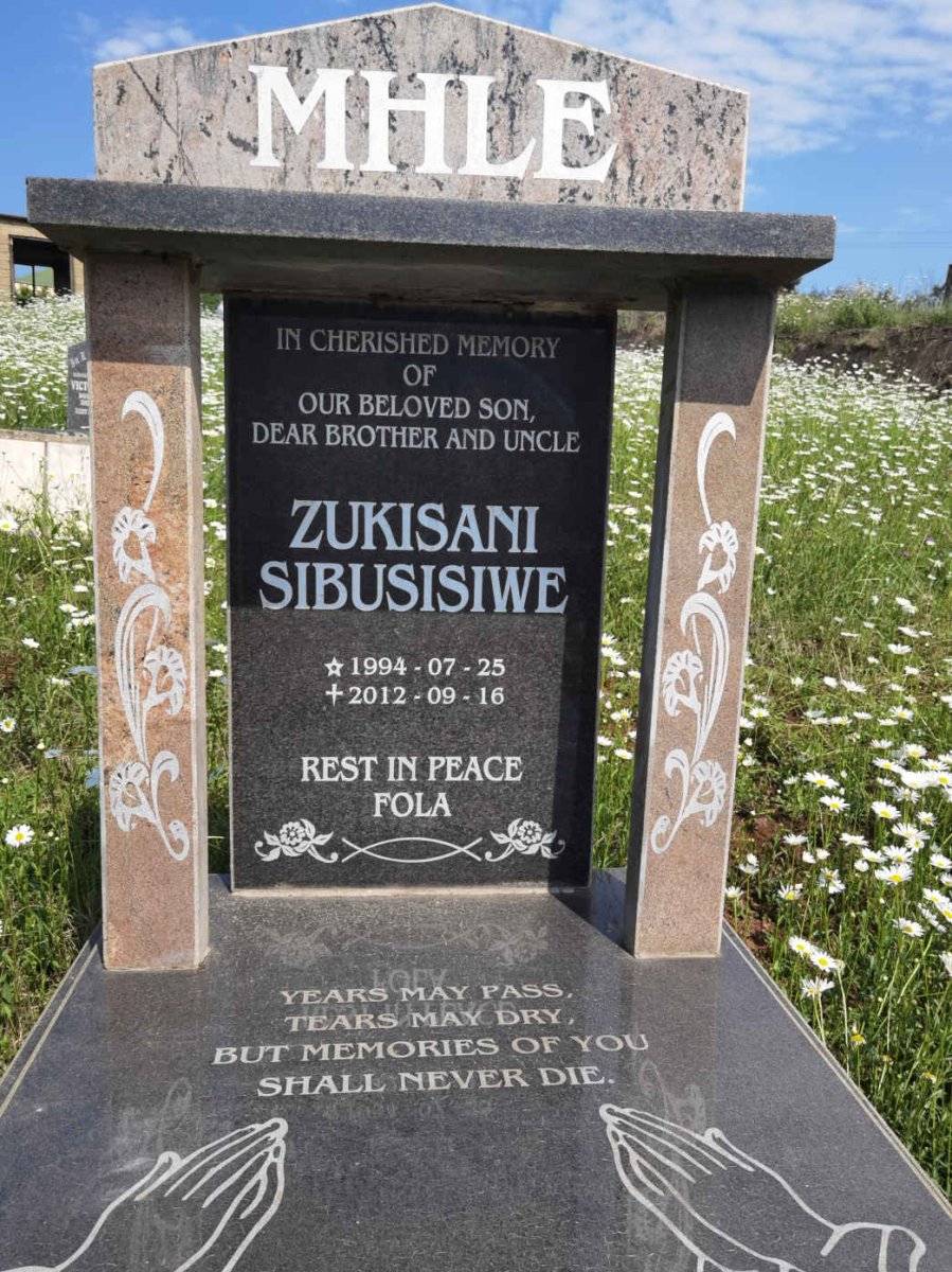 MHLE Zukisani Sibusisiwe 1994-2012