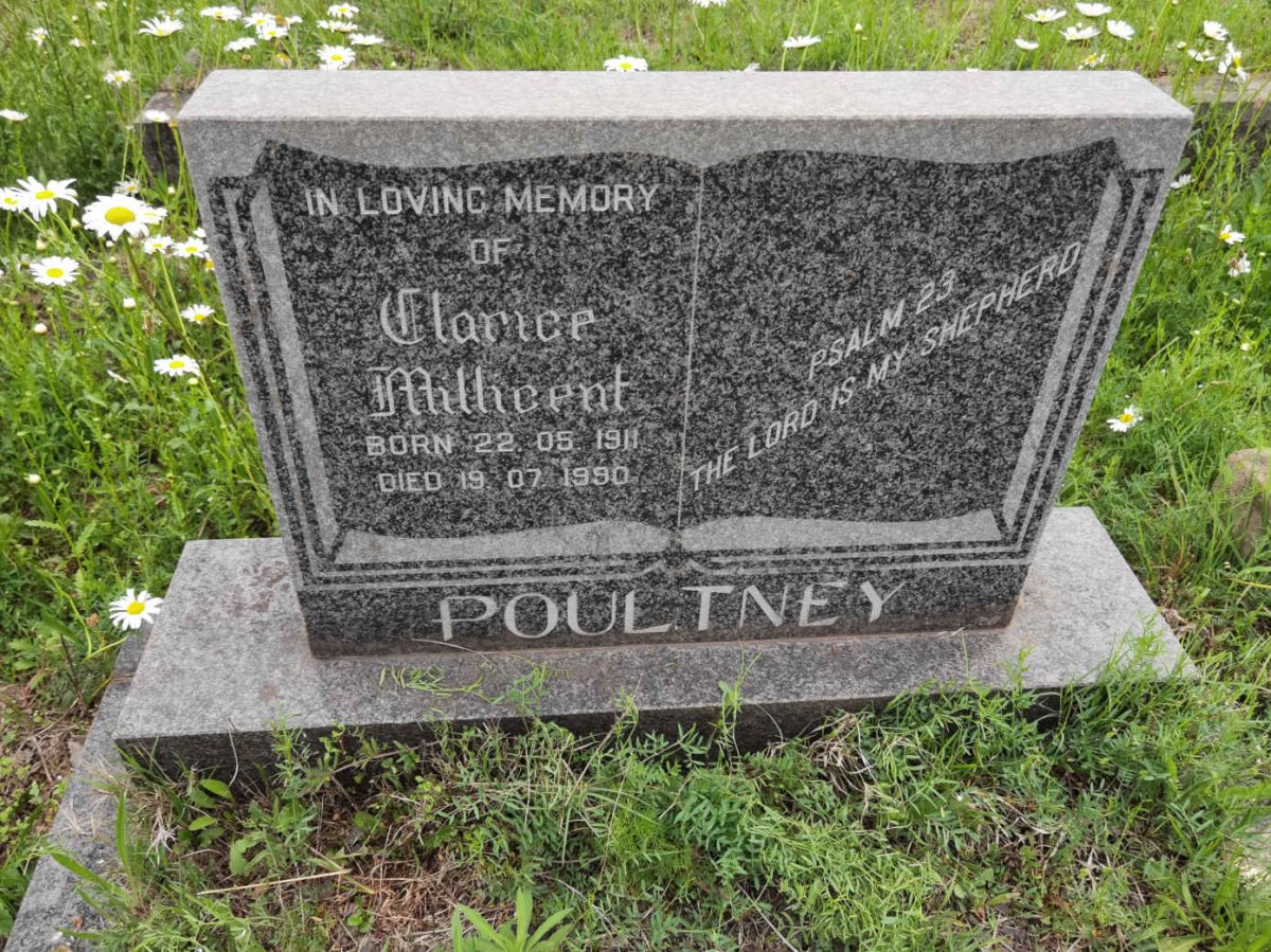 POULTNEY Clarice Millicent 1911-1990