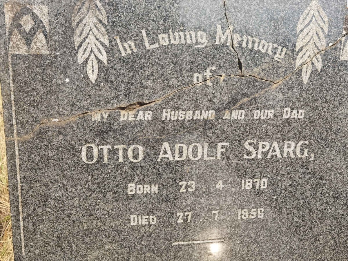 SPARG Otto Adolf 1870-1956