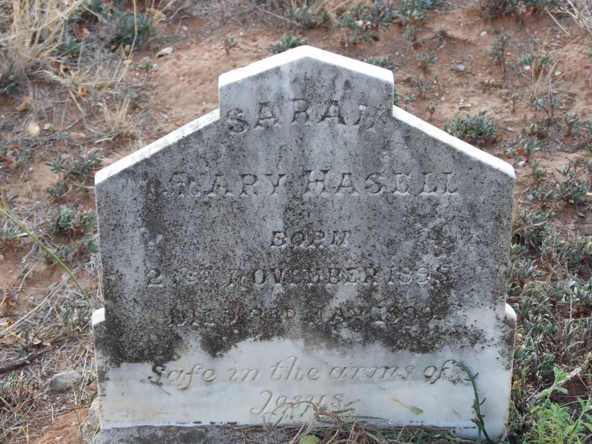 HASELL Sarah Mary 189?-189?