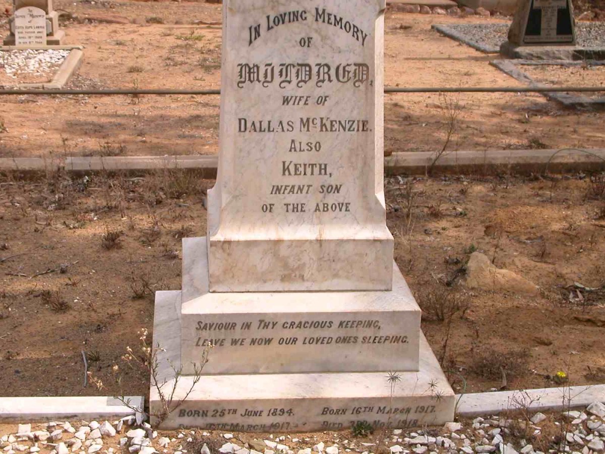 McKENZIE Magdrid 1894-1917 :: McKENZIE Keith 1917-1918
