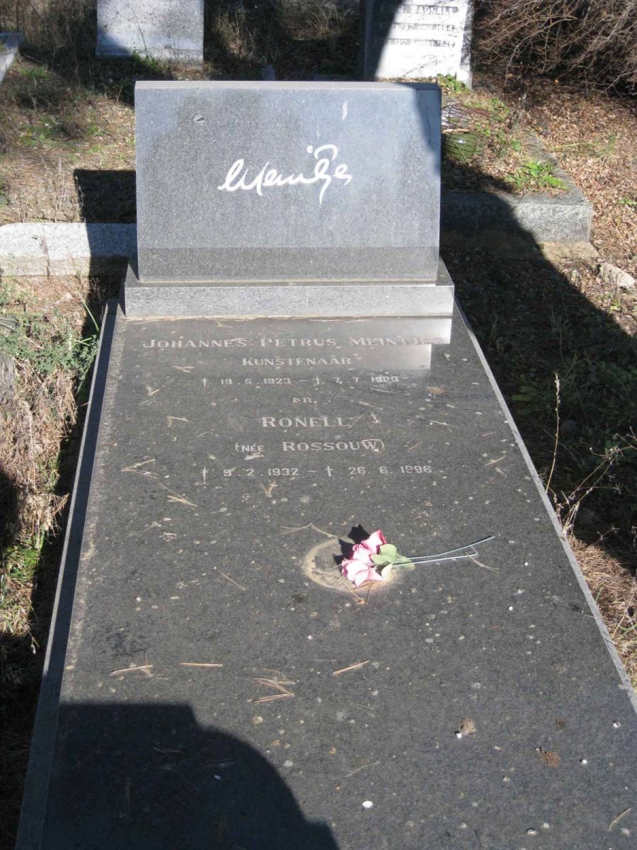 MEINTJES Johannes Petrus 1923-1980 &amp; Ronell ROSSOUW 1932-1996