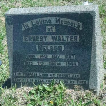 NELSON Ernest Walter 1887-1944