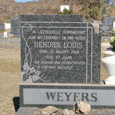 WEYERS Hendrik Louis  -1965