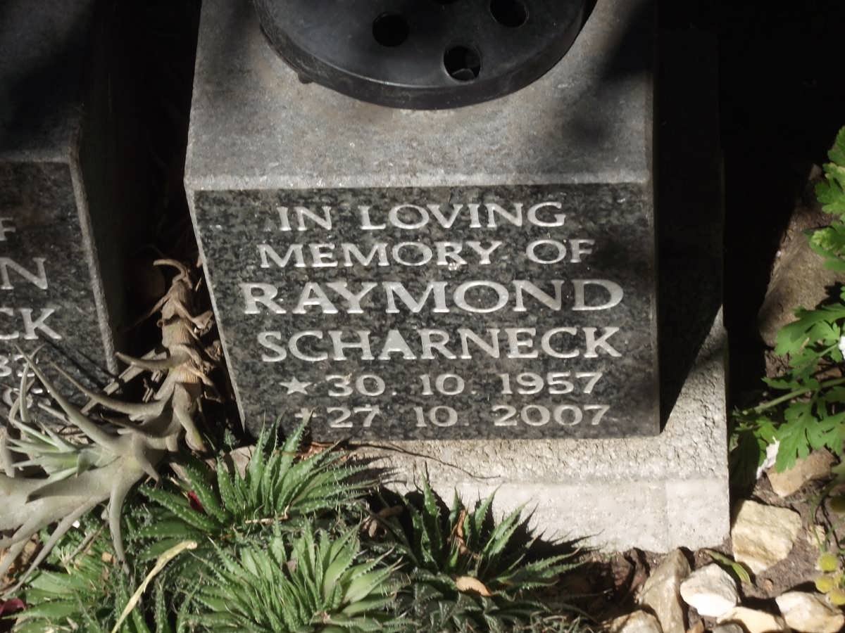 SCHARNECK Raymond 1957-2007