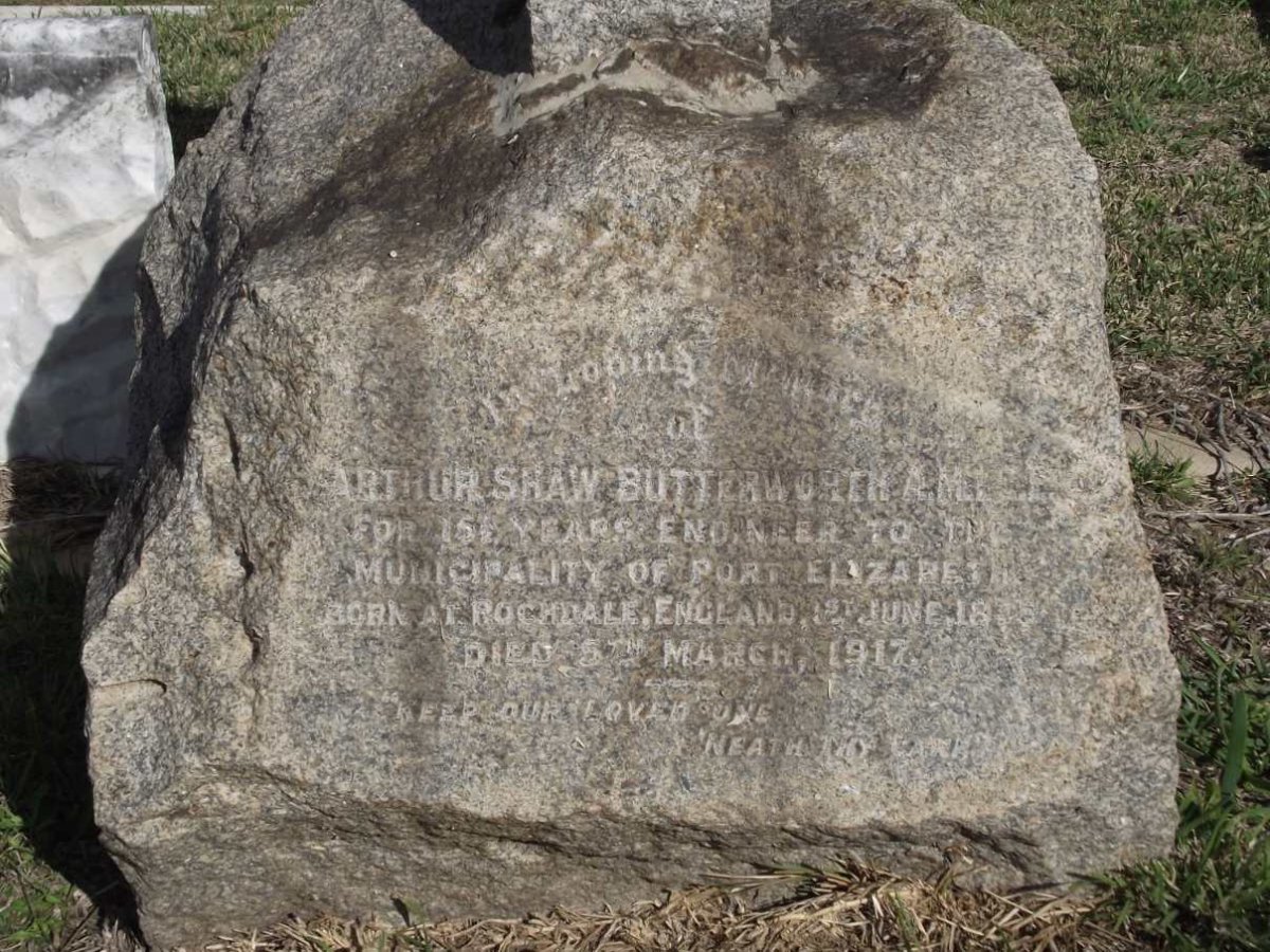BUTTERWORTH Arthur Shaw 1873-1917