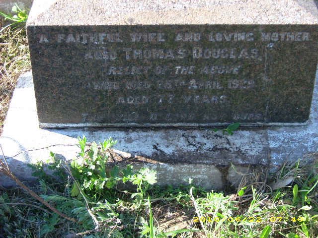 DOUGLAS Thomas -1929