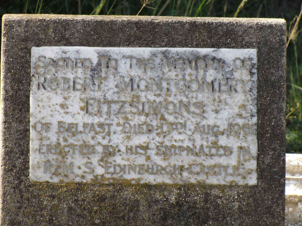 FITZSIMONS Robert Montgomery -1951