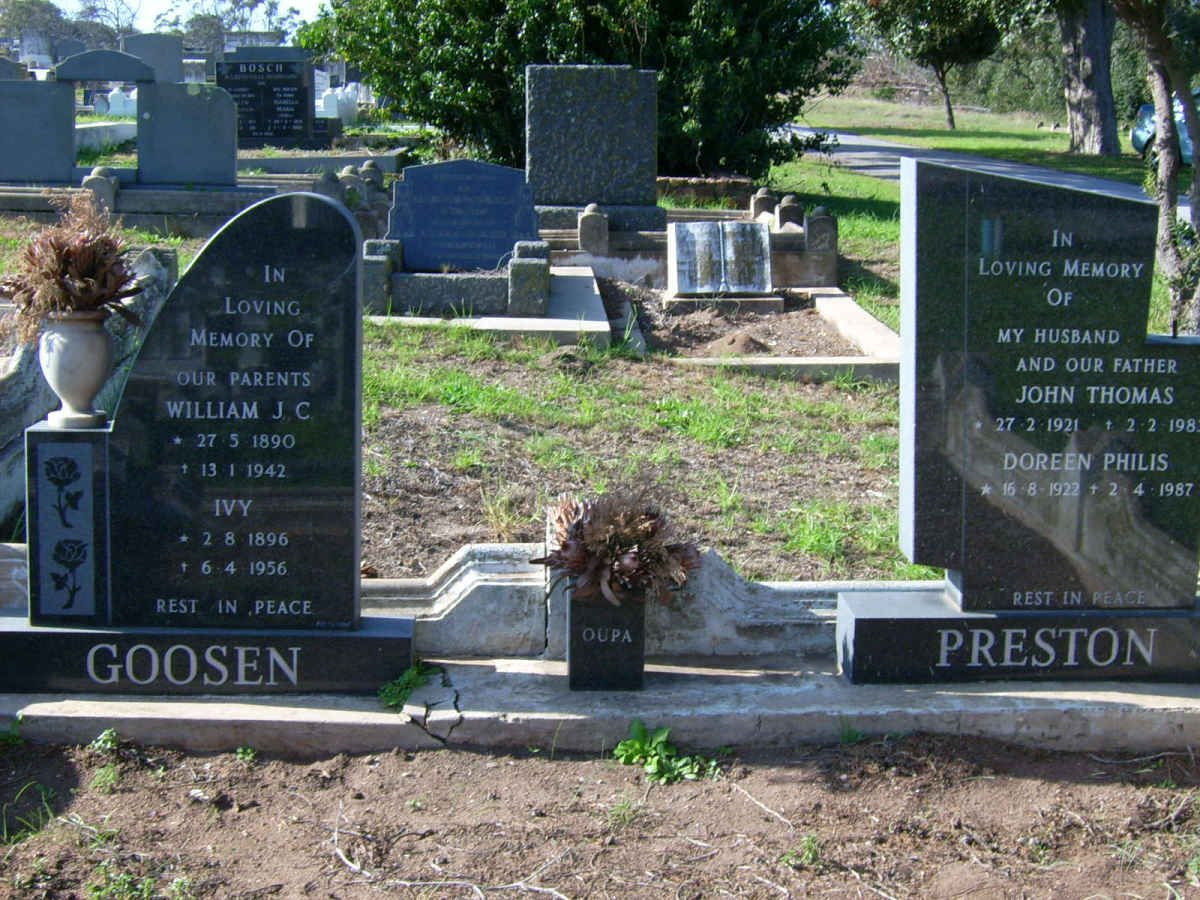 GOOSEN :: PRESTON
