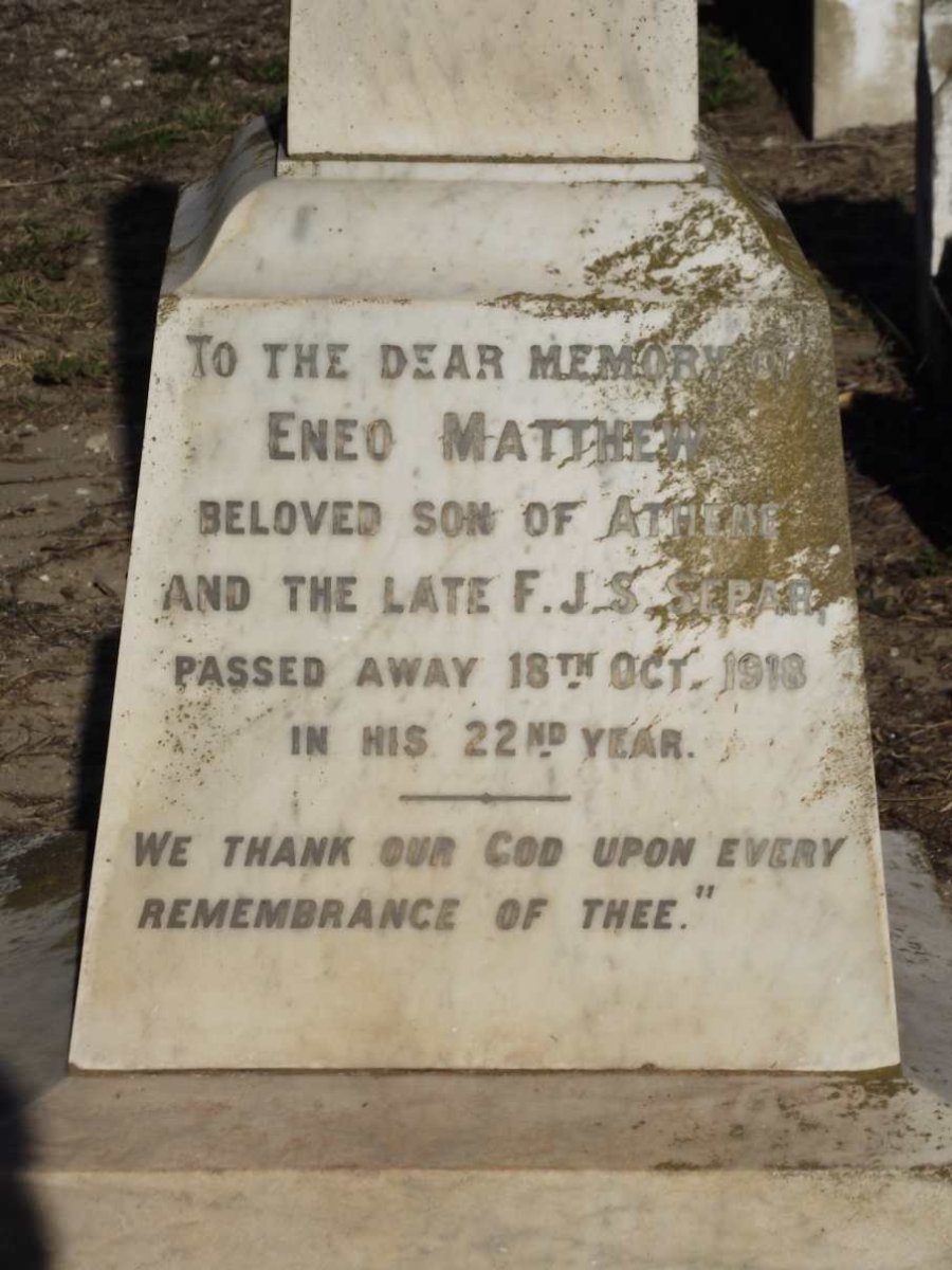 SEPAR Eneo Matthew -1918