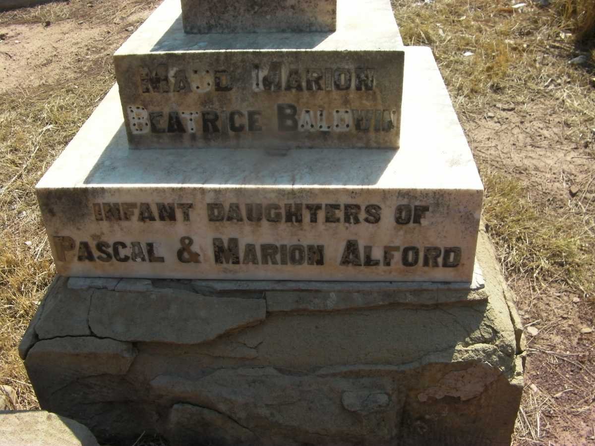 ALFORD Maud Marion &amp; Beatrice Baldwin