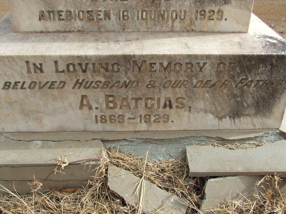 BATCIAS A. 1869-1929