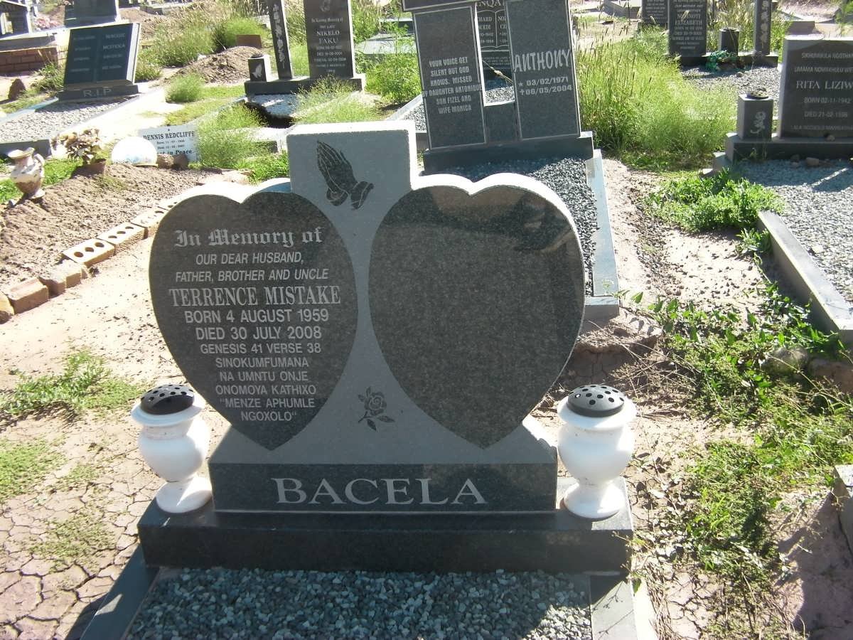 BACELA Terrence Mistake 1959-2008