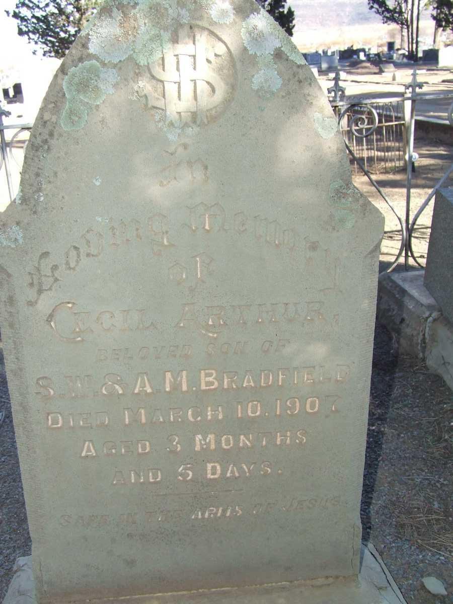 BRADFIELD Cecil Arthur -1907