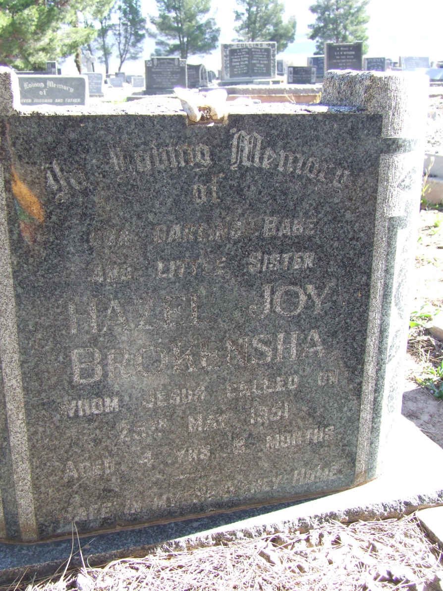 BROKENSHA Hazel Joy -1951
