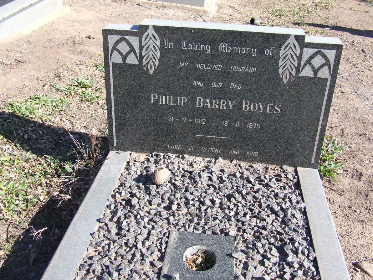 BOYES Philip Barry 1912-1975