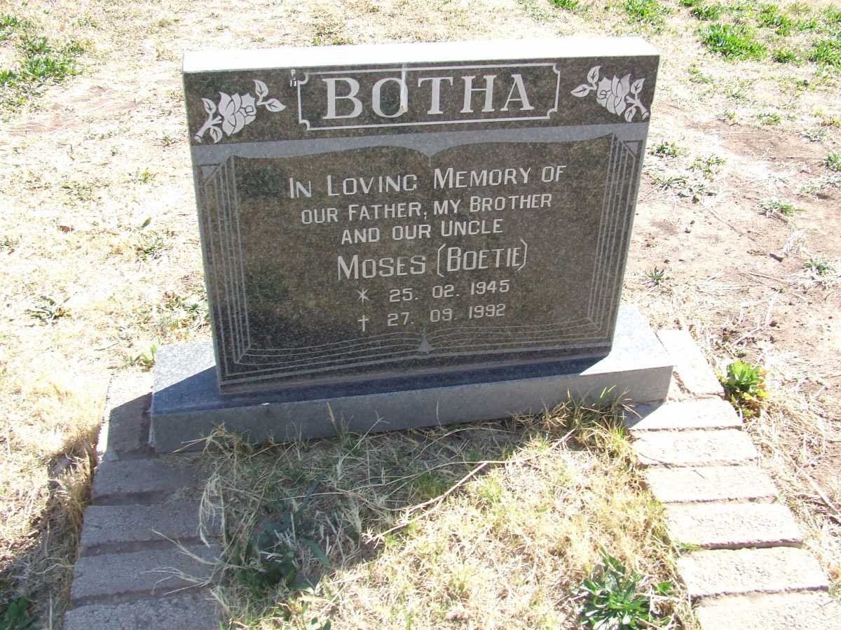 BOTHA Moses 1945-1992