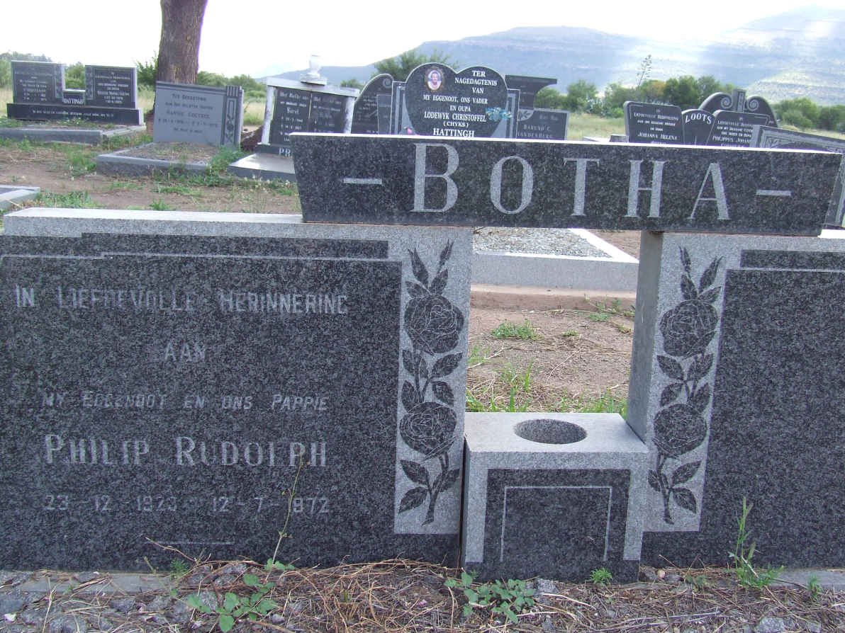 BOTHA Philip Rudolph 1923-1972