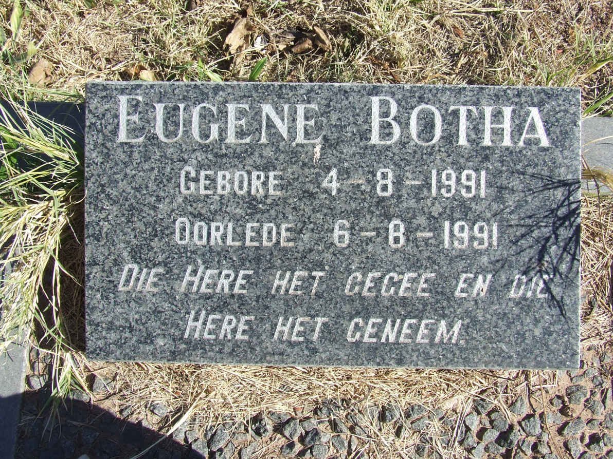 BOTHA Eugene 1991-1991