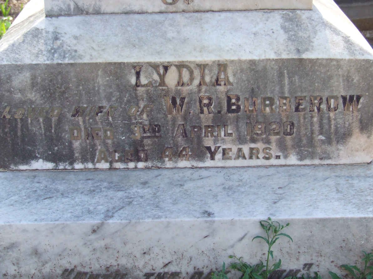 BURBEROW Lydia -1920