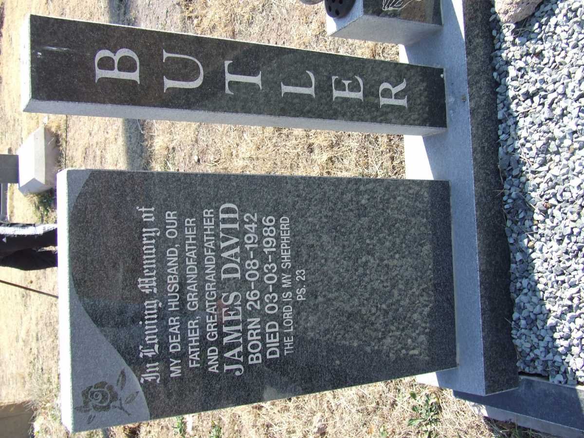 BUTLER James David 1942-1986