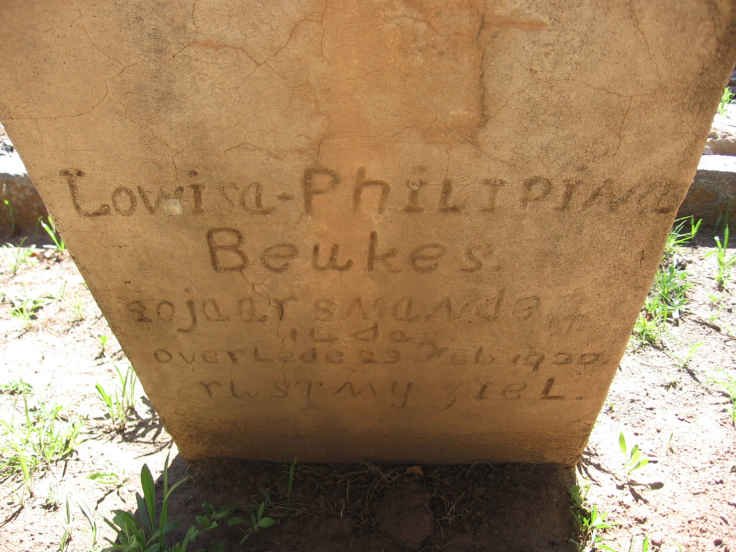BEUKES Lowisa Philipina -1920