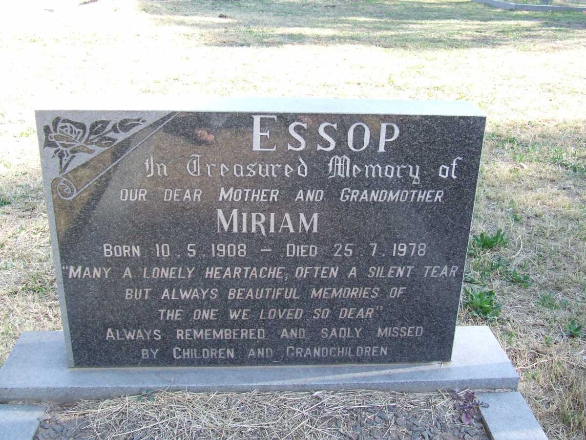 ESSOP Miriam 1908-1978