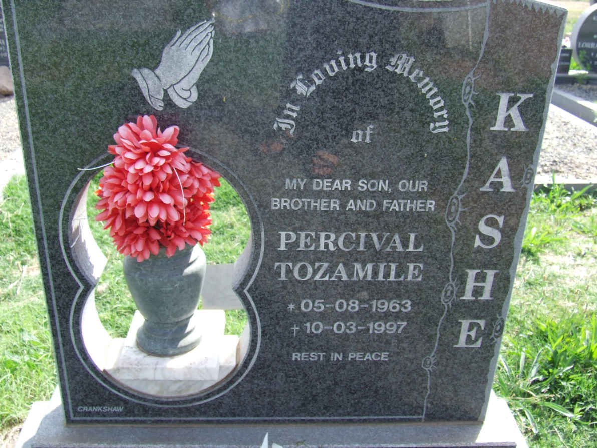 KASHE Percival Tozamile 1963-1997