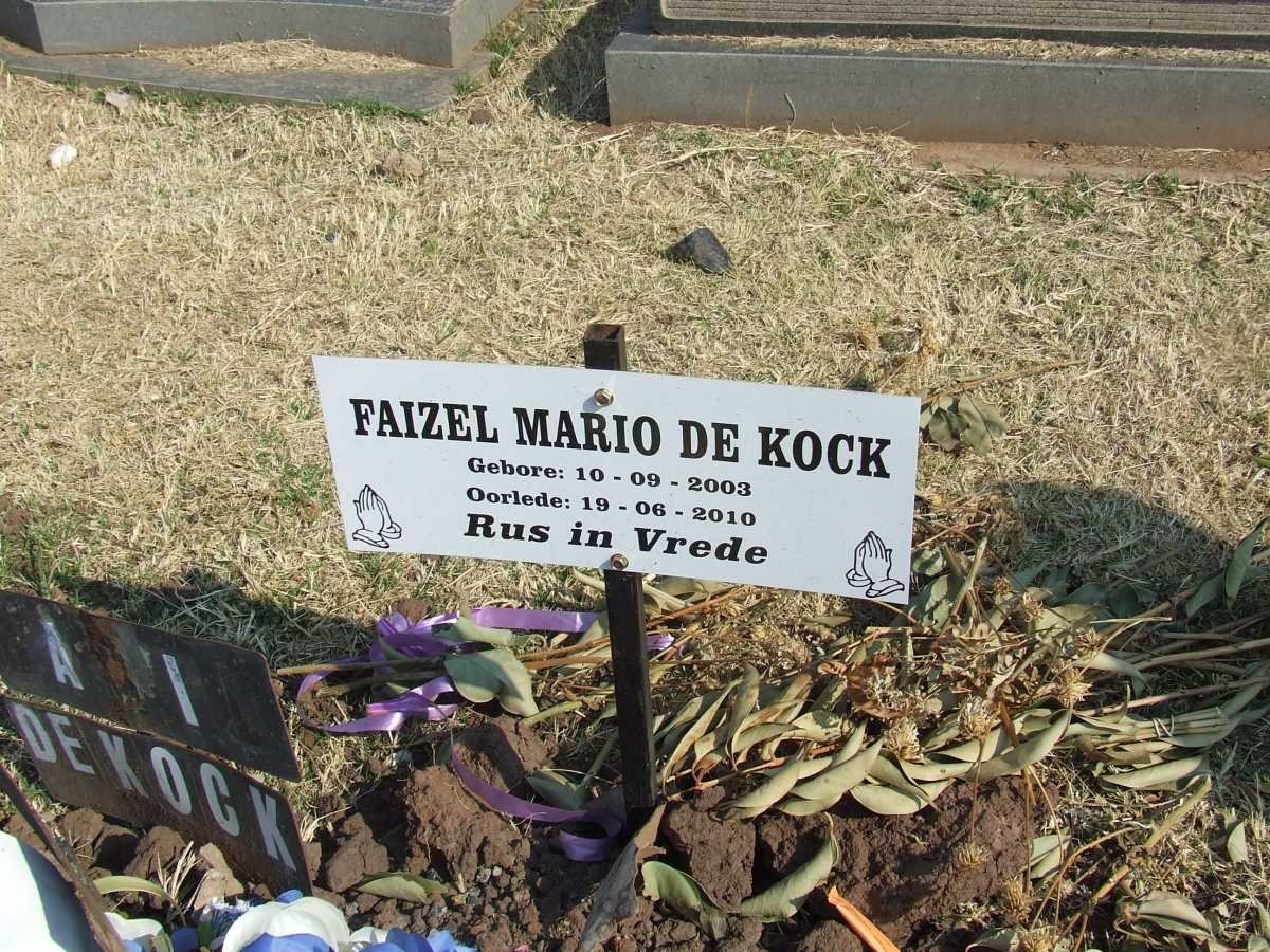 KOCK Faizel Mario, de 2003-2010