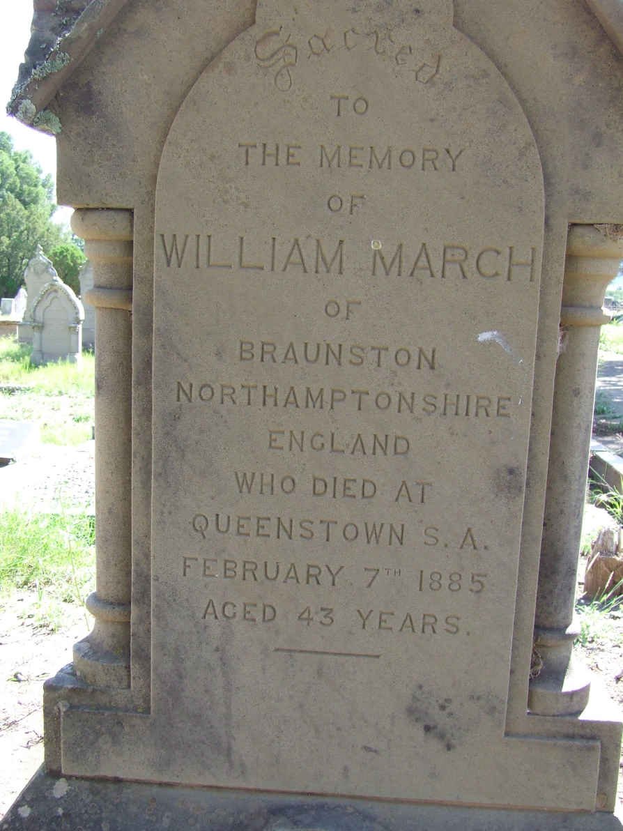 MARCH William -1885