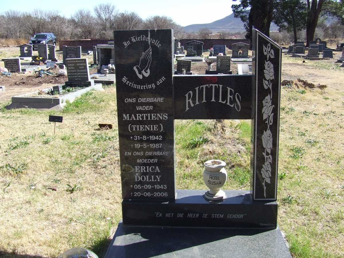 RITTLES Martiens 1942-1987 &amp; Erica Dolly 1943-2006