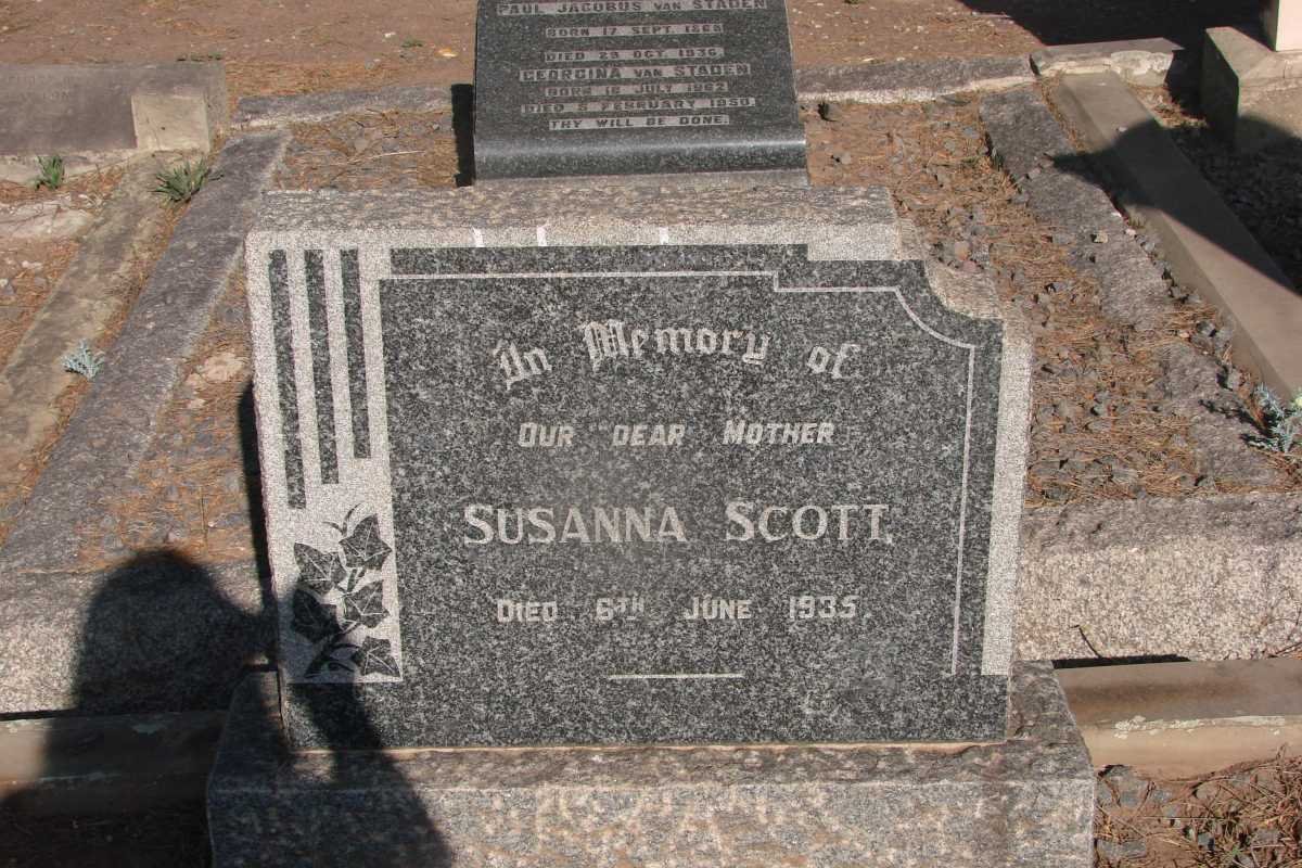 SCOTT Susanna -1935