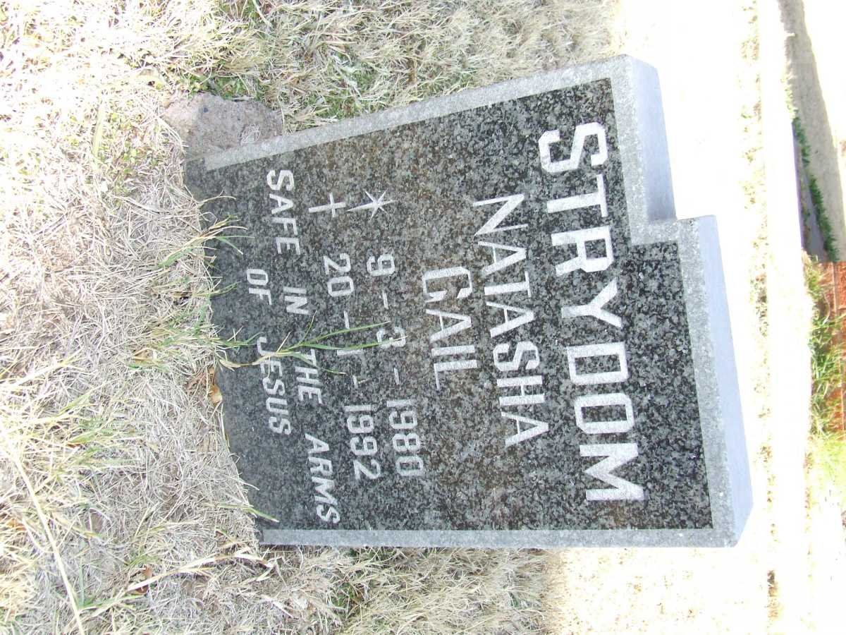 STRYDOM Natasha Gail 1980-1992