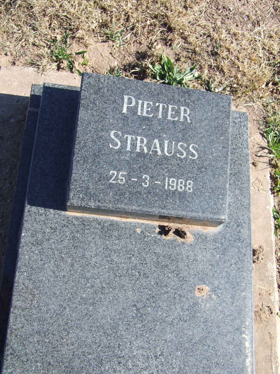 STRAUSS Pieter -1988