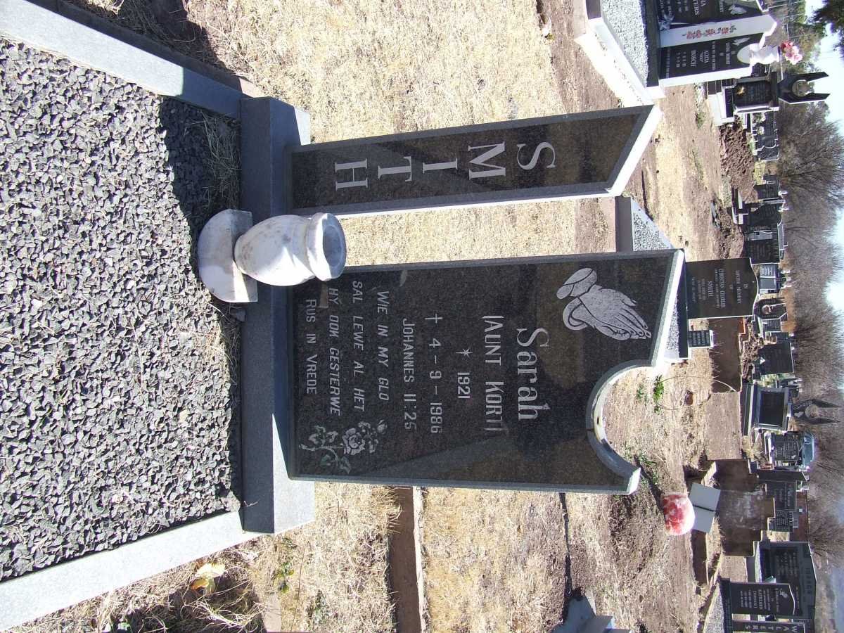 SMITH Sarah 1921-1986