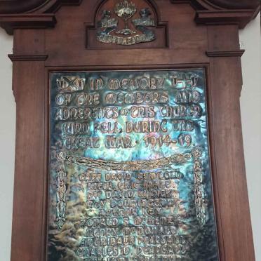 6. WWI Memorial - see names