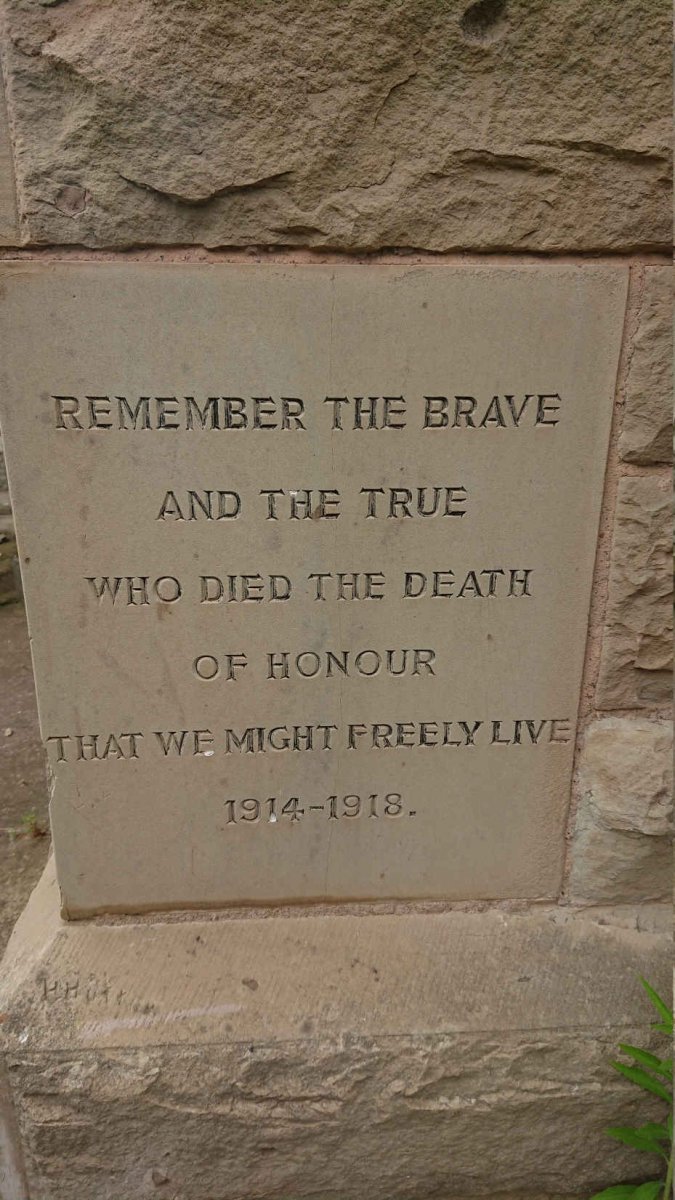 06. Commemoration Stone 1914-1918