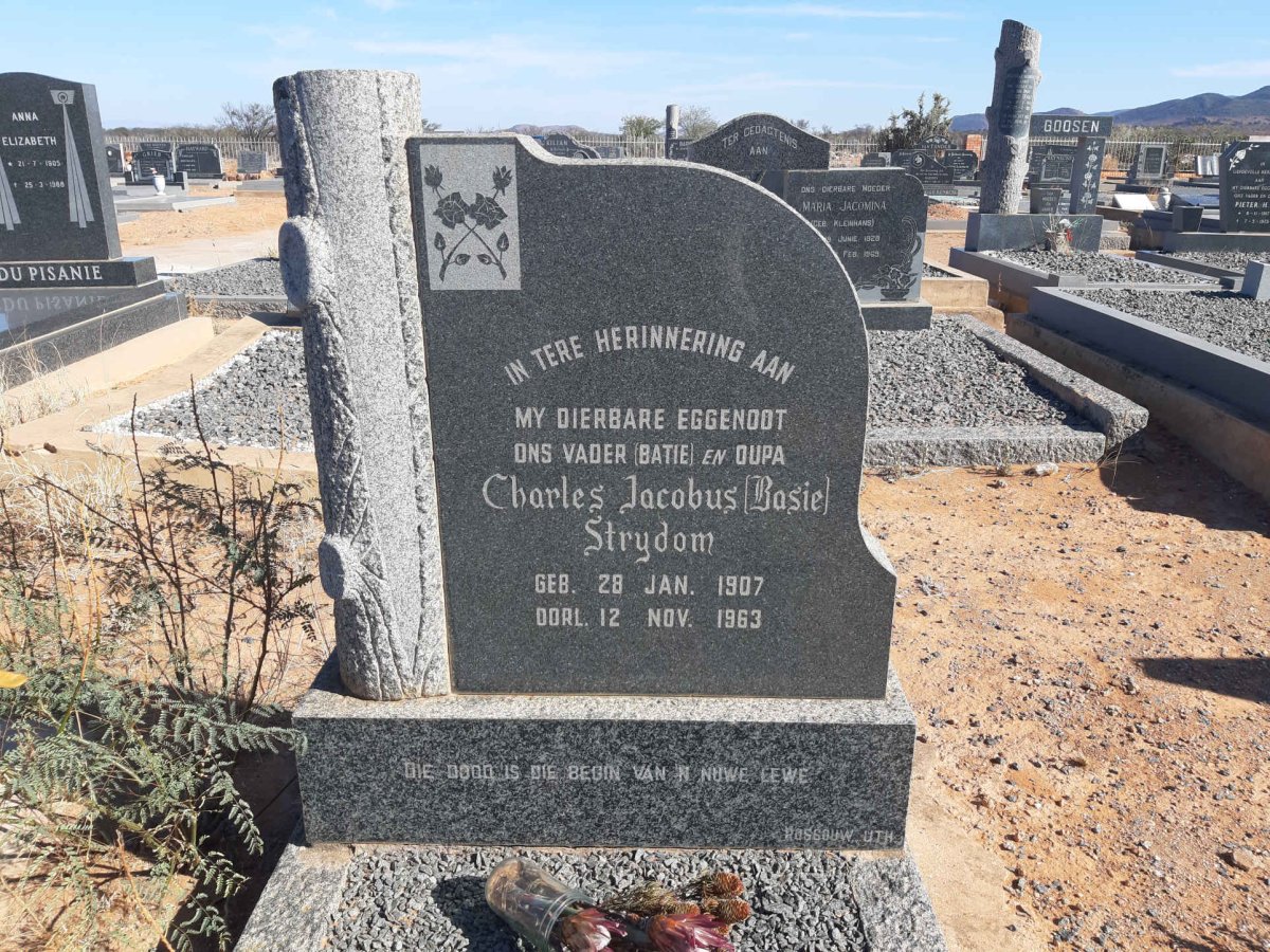 STRYDOM Charles Jacobus 1907-1963